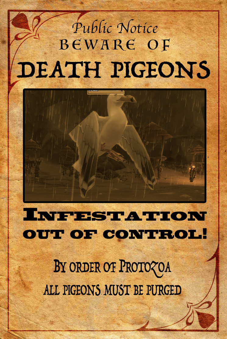 WANTED DEATH PIGEONS